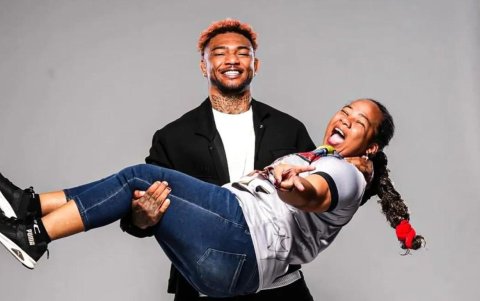 Michael Morales y su famoso madre Katty Hurtado.