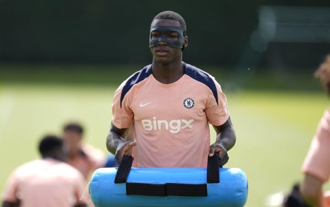 El ecuatoriano Moisés Caicedo, volante del Chelsea inglés.