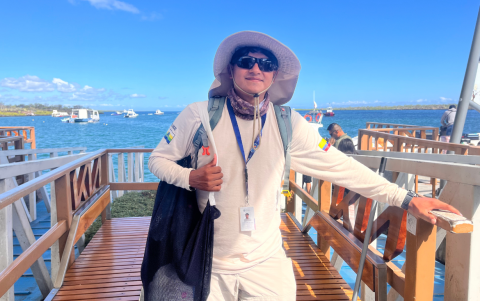 Alexis Jaramillo, guía naturalista.