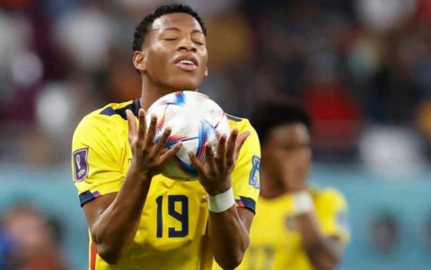 Gonzalo Plata  jugador de la selección de Ecuador.