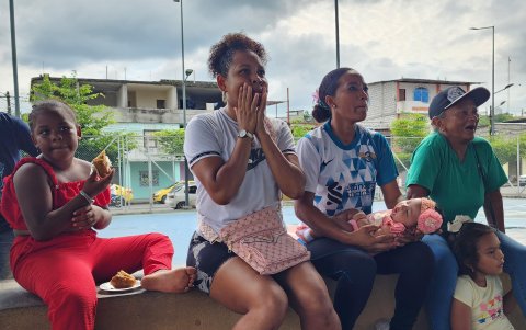 El nerviosismo se apoderó de los quinindeños en los primeros minutos del partido.