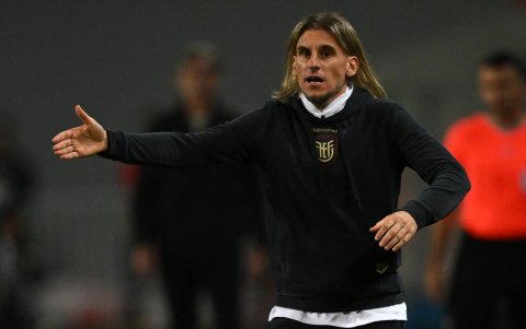 Sebastián Beccacece, seleccionador de Ecuador.