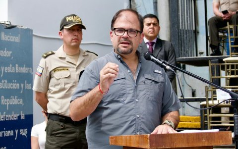 El ministro del Interior, John Reimberg.