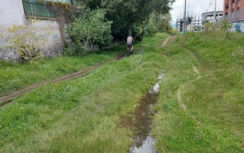 Así lucía el espacio abandonado en Bellavista antes de la intervención.
