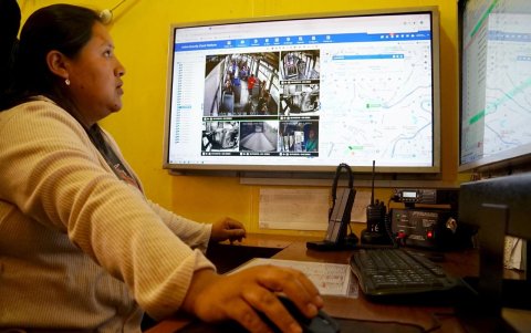 El sistema de monitoreo de la Cooperativa Translatinos permite identificar a personas sospechosas.