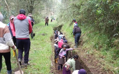 Las comunidades se preparan para la sequía que se registraría en los próximos meses.