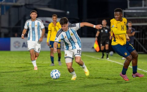 Ecuador sub-17 perdió ante Argentina.