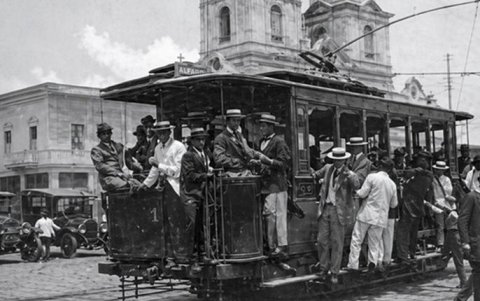 Foto de archivo del tranvía.