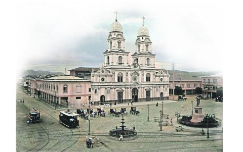 El tranvía conectaba a la ciudad en distintos puntos