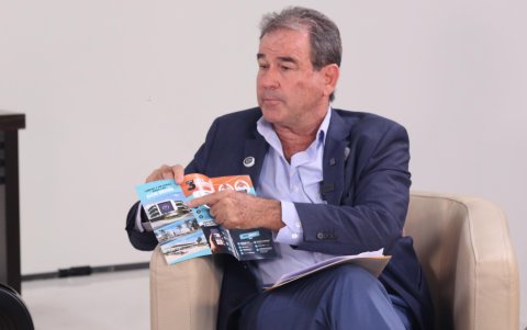 Bohrer durante su diálogo con EXPRESO.