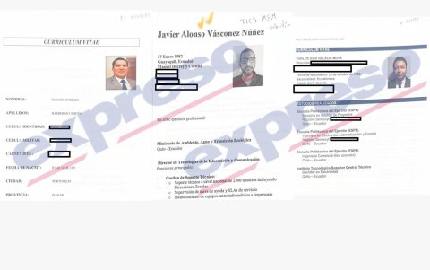Estas son algunas de las hojas de vida que EXPRESO conoció que serían la prueba del reparto de cargos en medio del caso Progen.