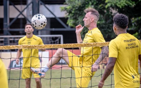 Damián Díaz está listo para debutar con Barcelona SC.