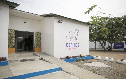 La maternidad está ubicada en el kilómetro 10,5 de la vía Samborondón-Salitre.