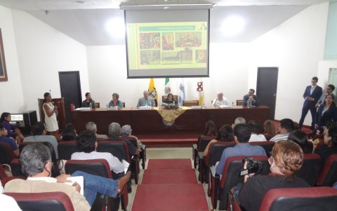 Cuatro ponentes participaron en el encuento.