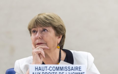 Ginebra. Michelle Bachelet, alta comisionada para los DD. HH.