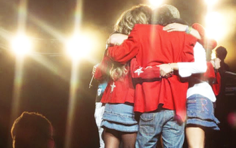 Foto del último concierto en Madrid.