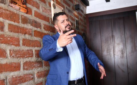 Pese a su buen humor, Esteban confesó tener una dosis de neurosis en su vida cotidiana.