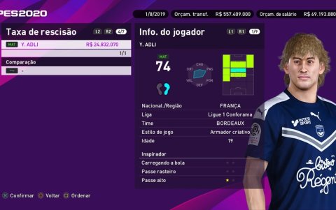 Adli tiene una buena vista del juego y puede hacer mucho para crear movimientos de ataque.