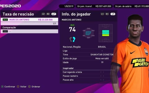 Marcos Antonio entra a esa innumerable lista de promesas deportivas provenientes del país carioca.