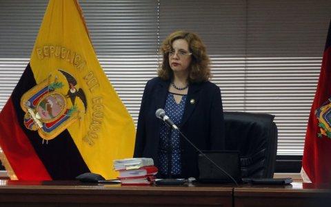 Daniella Camacho, jueza de la Corte Nacional de Justicia.