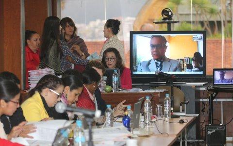 Alexis Mera ha rendido versiones vía telemática desde Guayaquil, en donde guarda arresto domiciliario.