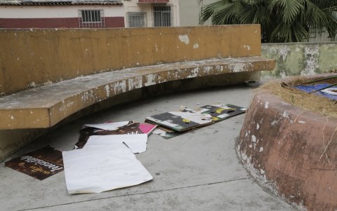 Los parques de la ciudadela La Saiba preocupan por la cantidad de consumidores, que ahora los visitan.