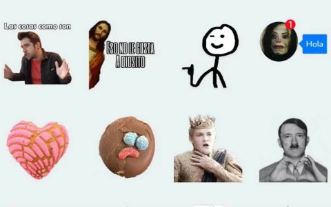 WhatsApp no ​​permite organizar stickers por categorías.