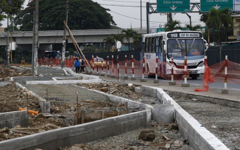 En la avenida Delta se realizan actualmente los trabajos.
