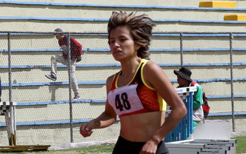 Katherine Tisalema se llevó el primer lugar entre las damas.