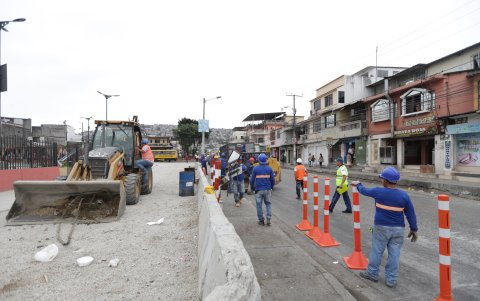 Los trabajos en la ciudadela Martha de Roldós iniciaron en noviembre pasado.
