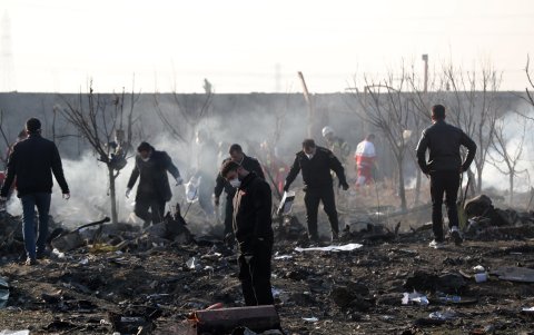 SHAHRIAR. El Boeing 737 se estrelló a unos 45 km al noroeste del aeropuerto.