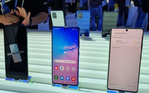 Las versiones más pequeñas del S10 y Note 10 se revelaron en el CES.