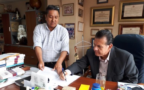 El notario 38 de Guayaquil, Humberto Moya, explica las circunstancias que pasaría el fedatario para continuar o no en el cargo.