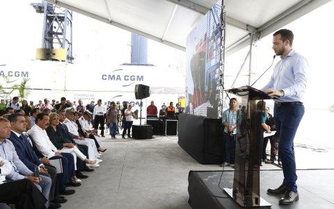 Dominic De Prins, representante de Canal de Guayaquil.