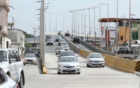 El puente de Sauces tiene menor tráfico que el de la Unidad Nacional.