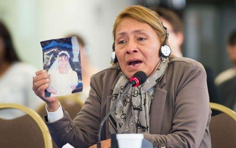 Petita Albarracín, madre de Paola Guzmán, lucha contra la justicia desde hace 17 años.