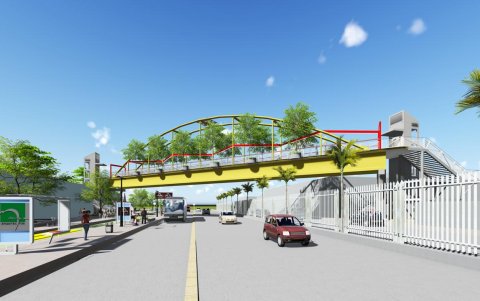 El puente de la avenida Delta tendrá un elevador para uso de personas con  movilidad reducida.