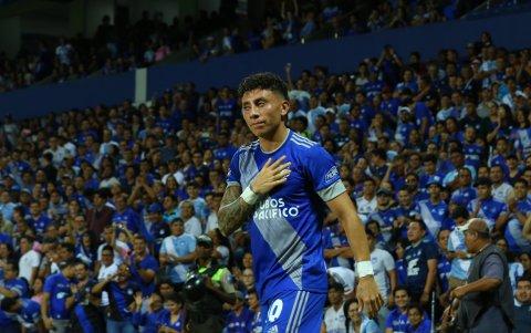 El futbolista azul, Joao Rojas, firmó un gol contra Liga de Portoviejo.