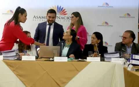 La presidenta del CNE, Diana Atamaint, acudió el pasado 22 de enero a la Comisión de Fiscalización a presentar sus pruebas de descargo en el juicio político en su contra.