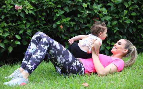 'Caro' junto a Luciana