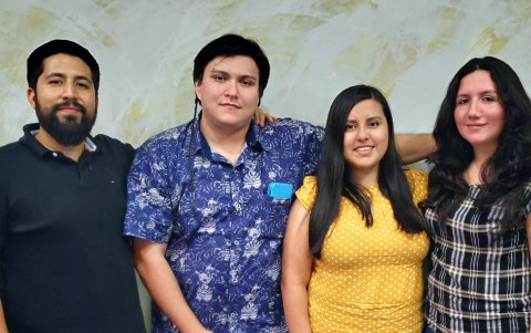 José Arellano, Enrique Espinel, Sofía Ontaneda y Andrea Ponce son las cabezas a cargo de la Liga que busca profesionalizar los e-Sports en Ecuador.