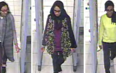 LONDRES. Las tres adolescentes viajaron hacia Turquía en febrero de 2015. Eran aún unas colegiales.