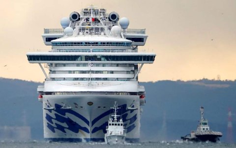 El crucero Diamond Princess se encuentra en cuarentena desde hace 6 días.