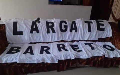 Imágen publicada en las redes de la barra principal del Sporting de Cristal.