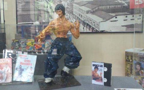 Personaje. Bruce Lee también resalta en la exposición.