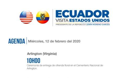 Primer día de la agenda presidencial en Estados Unidos