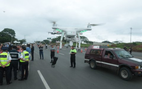 La CTE utiliza 10 drones para detectar congestionamientos.
