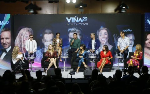 Los jueces del certamen musical que se desarrollará hasta el viernes 28.