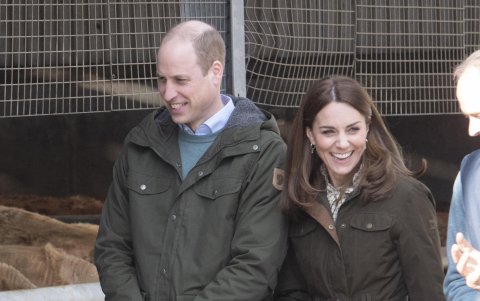 Guillermo con su esposa, Kate Middleton