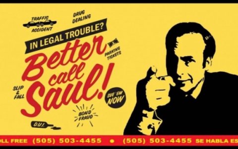 'Better call Saul', un popular afiche de la exitosa seriede Netflix.